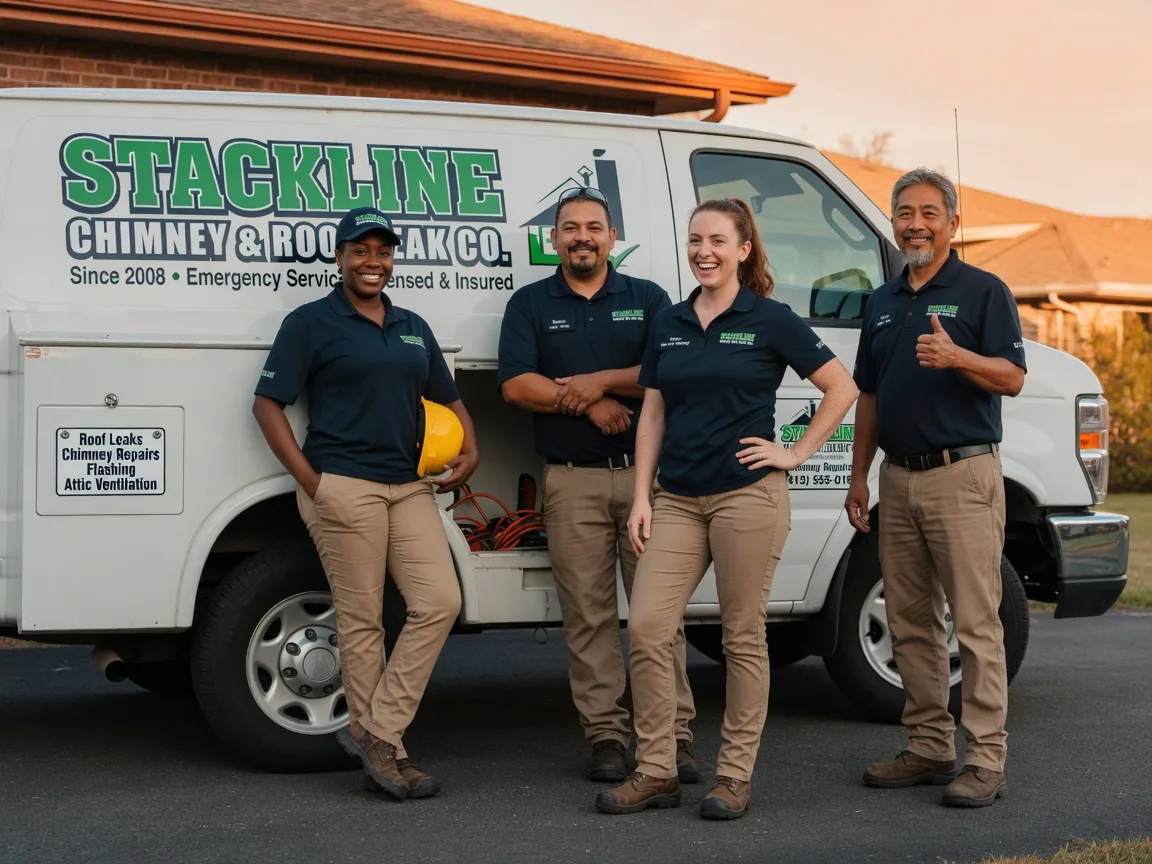 Chimney flashing repair company in Fairview, MO